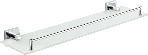Mexen Rufo hangende glazen plank, chroom - 7050937-00