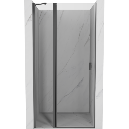 Mexen Mist drzwi prysznicowe uchylne 110 cm, transparent, gun metal - 8A4-110-000-95-00