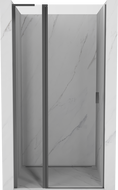 Mexen Mist L drzwi prysznicowe uchylne 90 cm, transparent, gun metal - 8A4L-090-000-95-00
