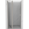 Mexen Mist L drzwi prysznicowe uchylne 90 cm, transparent, nikiel szczotkowany - 8A4L-090-000-97-00