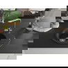 Mexen Kevin Granitspüle 1-Becken mit Abtropffläche und Küchenarmatur Duero, schwarz/silber metallic - 6517-73-671600-00