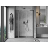 Mexen Mist drzwi prysznicowe uchylne 155 cm, transparent, gun metal - 8A4-155-001-95-00