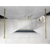 Mexen Kioto ścianka prysznicowa wolnostojąca 140 x 200 cm, ombre niebieska 8 mm, złota - 800-140-002-50-46