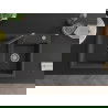 Mexen Tomas granite sink 2-bowl with Duero kitchen tap, black speckled - 6516-76-671600-76