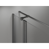 Mexen Mist T kabina prysznicowa uchylna 90 x 95 cm, transparent, gun gray szczotkowany - 8A4T-090-095-66-00