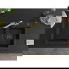 Mexen Tomas fregadero de granito de 2 senos con grifo de cocina Duero, negro - 6516-77-671600-50-B