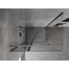 Mexen Mist T kabina prysznicowa uchylna 85 x 110 cm, transparent, gun gray szczotkowany - 8A4T-085-110-66-00