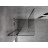 Mexen Mist T kabina prysznicowa uchylna 80 x 80 cm, transparent, gun metal - 8A4T-080-080-95-00