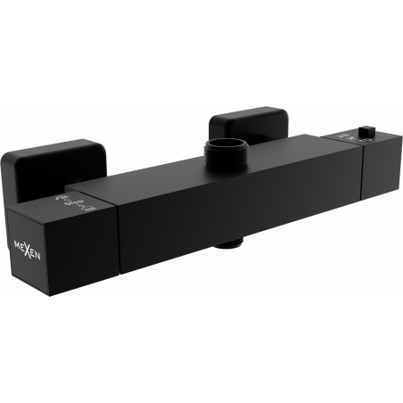 Mexen Cube torneira termostática para duche, preta - 77250-70