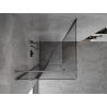 Mexen Mist T kabina prysznicowa uchylna 110 x 110 cm, transparent, gun metal - 8A4T-110-110-95-00