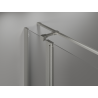 Mexen Mist T kabina prysznicowa uchylna 100 x 80 cm, transparent, nikiel szczotkowany - 8A4T-100-080-97-00
