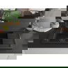Mexen Elias Granitspüle 1-Becken mit Abtropffläche und Küchenarmatur Duero, schwarz/gold metallisch - 6511-75-671600-70-B