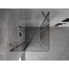Mexen Mist Duo kabina prysznicowa uchylna 120 x 120 cm, transparent, gun metal - 8A4-120-120-95-00