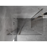 Mexen Mist Duo kabina prysznicowa uchylna 100 x 80 cm, transparent, nikiel szczotkowany - 8A4-100-080-97-00