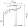 Mexen Libra wastafelmengkraan, chroom - 745100-00