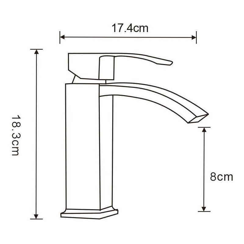 Mexen Libra R45 bath set, chrome - 745103R45-00