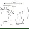 Mexen Libra R45 ensemble de bain, chrome - 745103R45-00