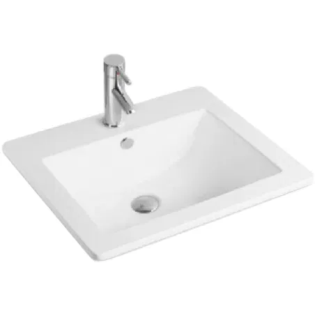 Mexen Lora izlietne, kas iegremdēta darbagaldā, 53 x 46 cm, balta - 25365300