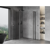 Mexen Mist L Duo kabina prysznicowa uchylna 115 x 105 cm, transparent, gun metal - 8A4L-115-105-95-00