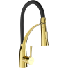 Mexen Aster Küchenarmatur, gold/schwarz - 73450-57