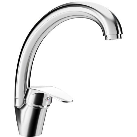 Mexen Rosa grifo de cocina, cromo - 670800-00
