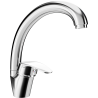 Mexen Rosa grifo de cocina, cromo - 670800-00