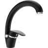 Mexen Rosa robinet de cuisine, noir - 670800-70