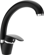 Mexen Rosa Küchenarmatur, schwarz - 670800-70