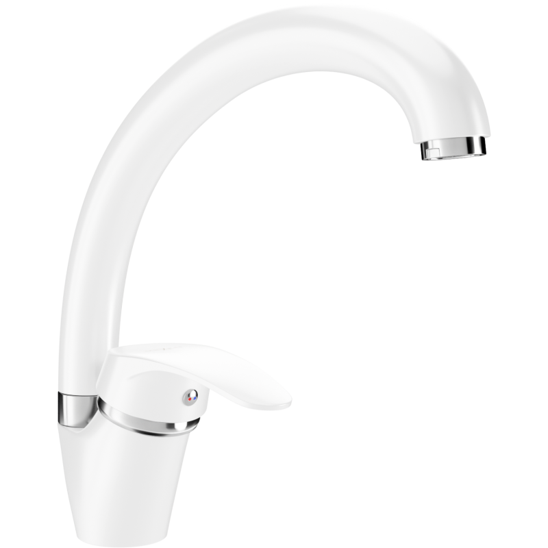 Mexen Rosa rubinetto da cucina, bianco - 670800-20