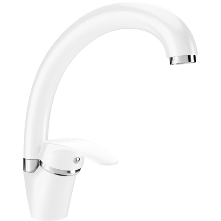 Mexen Rosa kitchen faucet, white - 670800-20