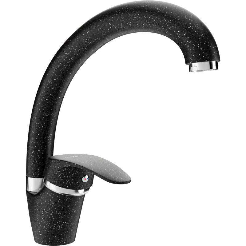 Mexen Rosa robinet de cuisine, noir moucheté - 670800-76