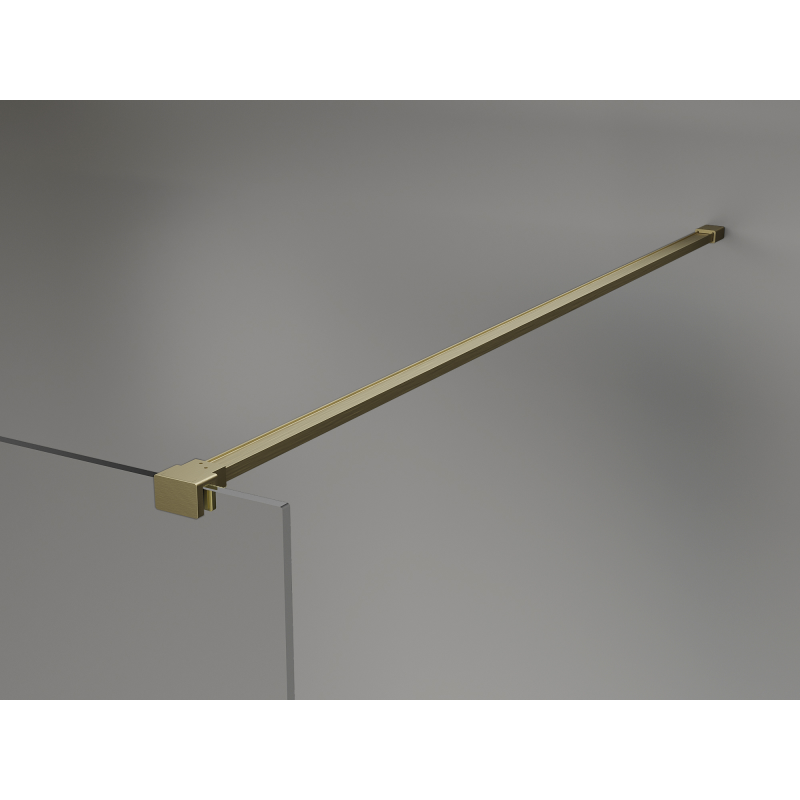 Mexen Kioto ścianka prysznicowa Walk-in 90 x 200 cm, transparent 8 mm, champagne - 800-090-101-35-00