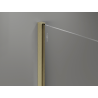Mexen Kioto ścianka prysznicowa Walk-in 90 x 200 cm, transparent 8 mm, champagne - 800-090-101-35-00
