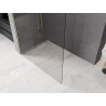 Mexen Kioto ścianka prysznicowa Walk-in 155 x 200 cm, transparent 8 mm, champagne - 800-155-101-35-00