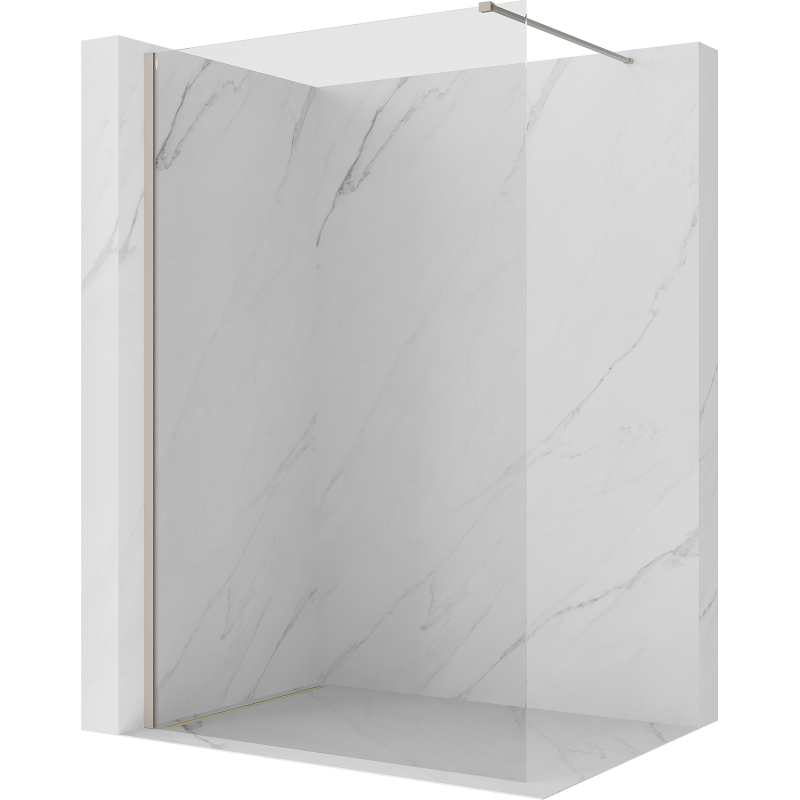 Mexen Kioto ścianka prysznicowa Walk-in 60 x 200 cm, transparent 8 mm, kaszmir - 800-060-101-41-00