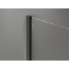 Mexen Kioto ścianka prysznicowa Walk-in 155 x 200 cm, transparent 8 mm, ciemny zielony - 800-155-101-42-00