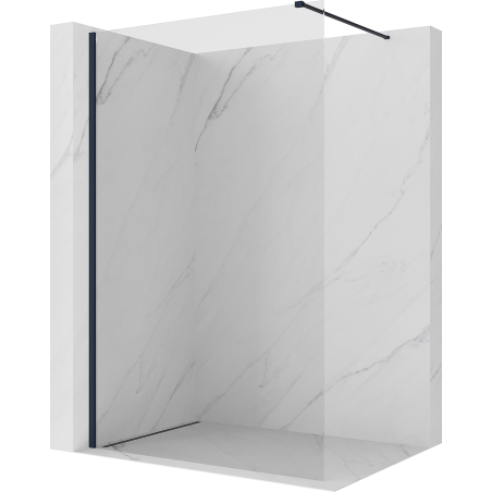 Mexen Kioto ścianka prysznicowa Walk-in 50 x 200 cm, transparent 8 mm, ciemny granat - 800-050-101-44-00