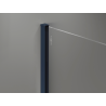 Mexen Kioto ścianka prysznicowa Walk-in 85 x 200 cm, transparent 8 mm, ciemny granat - 800-085-101-44-00