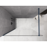Mexen Kioto ścianka prysznicowa Walk-in 90 x 200 cm, transparent 8 mm, ciemny granat - 800-090-101-44-00