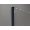 Mexen Kioto ścianka prysznicowa Walk-in 60 x 200 cm, transparent 8 mm, ciemny granat - 800-060-101-44-00