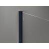 Mexen Kioto ścianka prysznicowa Walk-in 80 x 200 cm, transparent 8 mm, ciemny granat - 800-080-101-44-00