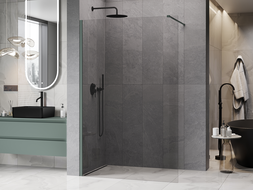 Mexen Kioto ścianka prysznicowa Walk-in 85 x 200 cm, transparent 8 mm, szałwiowy - 800-085-101-45-00