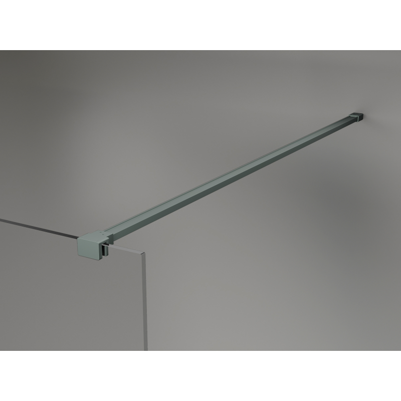 Mexen Kioto ścianka prysznicowa Walk-in 105 x 200 cm, transparent 8 mm, szałwiowy - 800-105-101-45-00