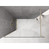Mexen Kioto ścianka prysznicowa Walk-in 100 x 200 cm, transparent 8 mm, sand - 800-100-101-46-00