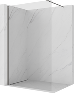 Mexen Kioto ścianka prysznicowa Walk-in 75 x 200 cm, transparent 8 mm, taupe - 800-075-101-64-00