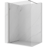 Mexen Kioto ścianka prysznicowa Walk-in 130 x 200 cm, transparent 8 mm, taupe - 800-130-101-64-00