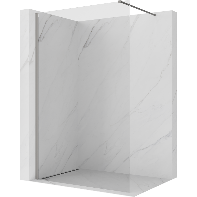 Mexen Kioto ścianka prysznicowa Walk-in 150 x 200 cm, transparent 8 mm, taupe - 800-150-101-64-00