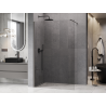Mexen Kioto ścianka prysznicowa Walk-in 155 x 200 cm, transparent 8 mm, taupe - 800-155-101-64-00