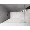 Mexen Kioto ścianka prysznicowa Walk-in 160 x 200 cm, transparent 8 mm, taupe - 800-160-101-64-00