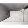 Mexen Kioto ścianka prysznicowa Walk-in 180 x 200 cm, transparent 8 mm, taupe - 800-180-101-64-00